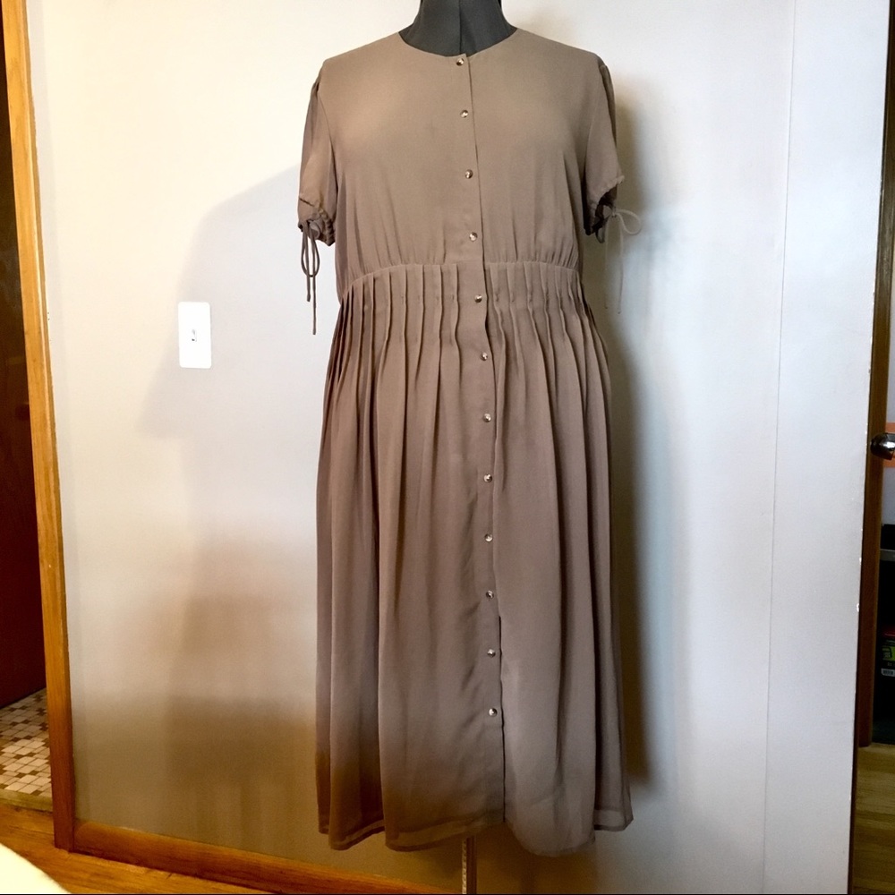 Isaac Mizrahi Target Vintage Chiffon Plus Dress XXL